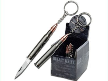 BULLET KEY RING KNIFE - CENTREFIRE