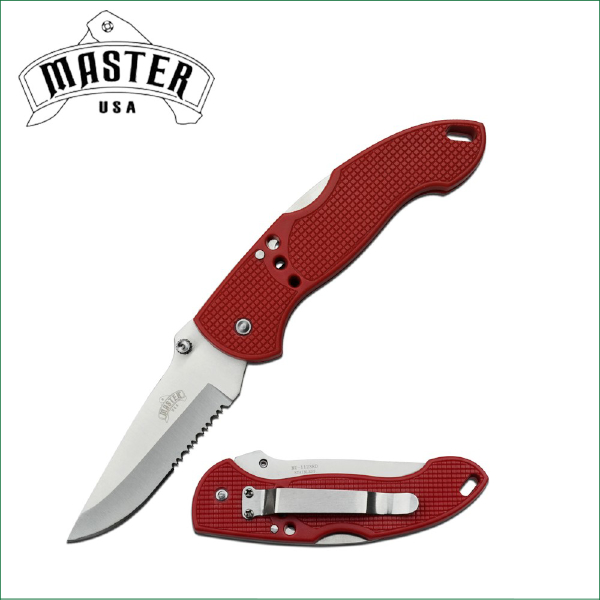 MASTER USA RED POCKET KNIFE