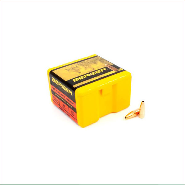 B22309 BERGER 22CAL 52GR FB VARMINT 100P