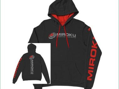MIROKU CLASSIC HOODIE BLACK MEDIUM