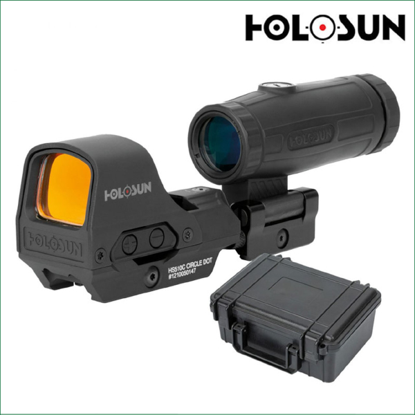 HOLOSUN RED DOT & 3X MAGNIFIER COMBO