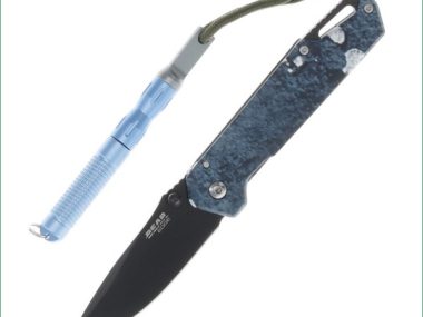 BEAR EDGE 4'' FOLDER BLUE FIRESTARTER