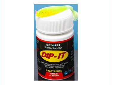 SEA PRO DIP IT GARLIC CHARTREUSE LURE DY