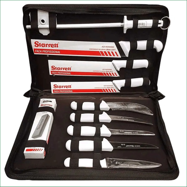 STARRETT BK BUTCHERS KNIFE SET IN CASE