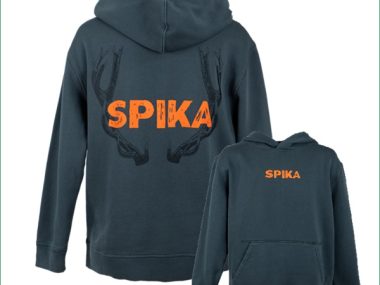 SPIKA RED STAG HOODIE MENS SMALL