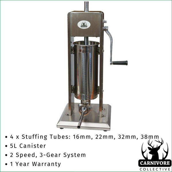 CARNIVORE COLLECTIVE 5L SAUSAGE STUFFER