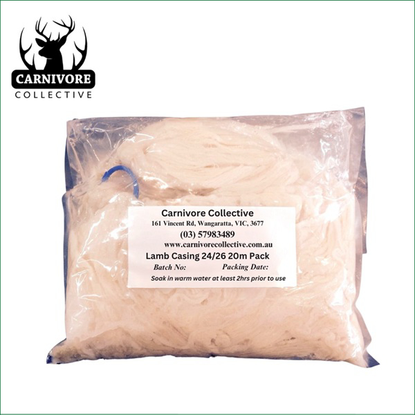 CC 24/26MM Lamb Sausage casings 20m pack