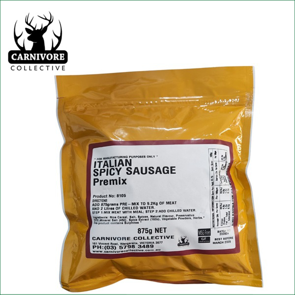 CC ITALIAN SPICY SAUSAGE SEASONING 875gms