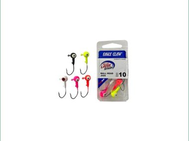 EAGLE CLAW BALL HEAD JIG HOOK 2/0 7 GRAMS