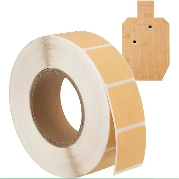 PROSHOT 7/8'' SQUARE TAN TARGET PATCHES