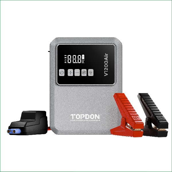 TOPDON V1200 AIR COMPRESSOR & JUMP STARTER