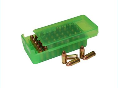 P50SS-45-16 MTM PISTOL AMMO BOX SLIDE TOP