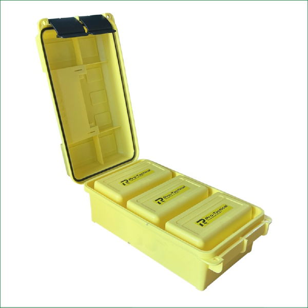 PRO-TACTICAL AMMO BOX RANGE CASE 3 X 50RD MED CF