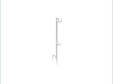 GROUND STAKE STEEL TARGET HANGER DBL HOOK