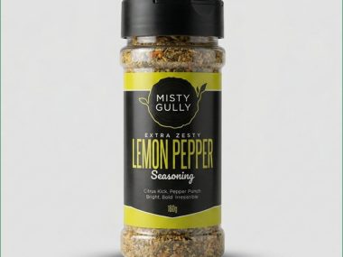 MISTY GULLY LEMON PEPPER SEASONING 160g