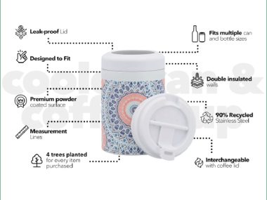 NAKIE COOLER & COFFEE CUP - SUMMER
