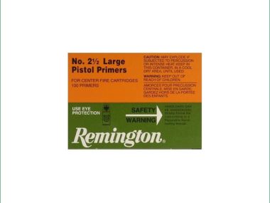 X22604 REMINGTON 2.5 LARGE PISTOL PRIMER