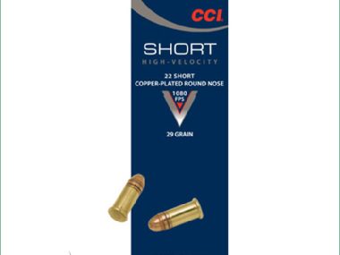 C27 CCI 22 SHORT 29GR RN 100PK 1080FPS