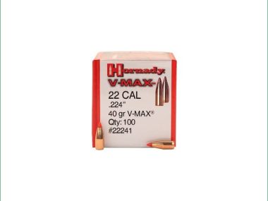 H22241 HORNADY 22 CAL .224 40 GR V-MAX