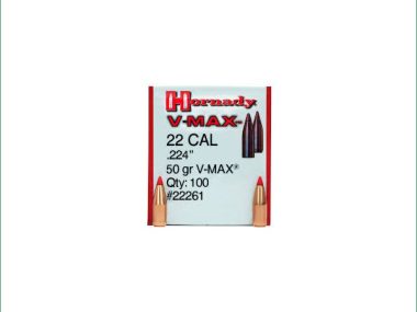 H22261 HORNADY 22 CAL .224 50GR V-MAX
