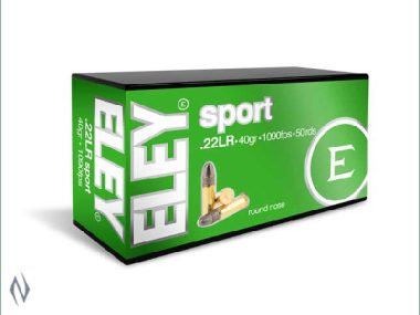 ELS ELEY SPORT 22LR 1085FPS 40GR RN