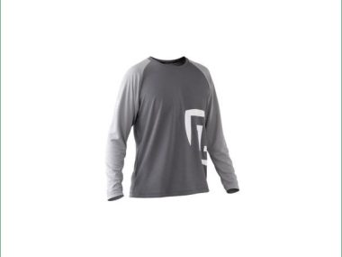 GSLSL 13 GREY SHIELD LONG SLEEVE LARGE