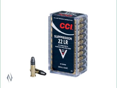 C957 CCI 22LR SUPPRESSOR 45GR HP 970FPS
