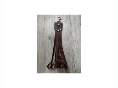 LEATHER GAME CARRIER - HAND MADE BY NEV