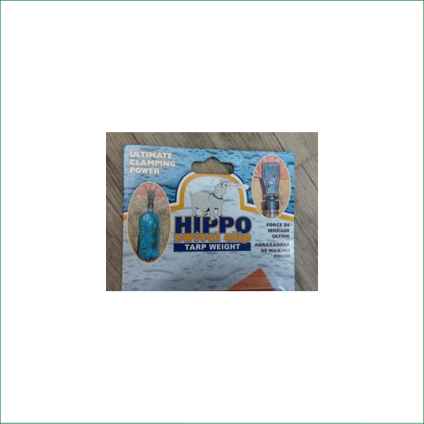 HIPPO SWIVEL CLIP - TARP WEIGHT CLIP 4PK