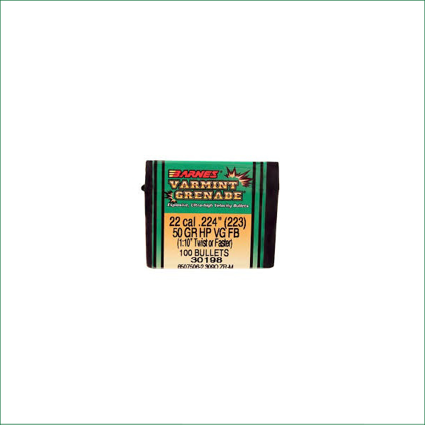 B30198 BARNES VARMINT 224 50GR FB (100)