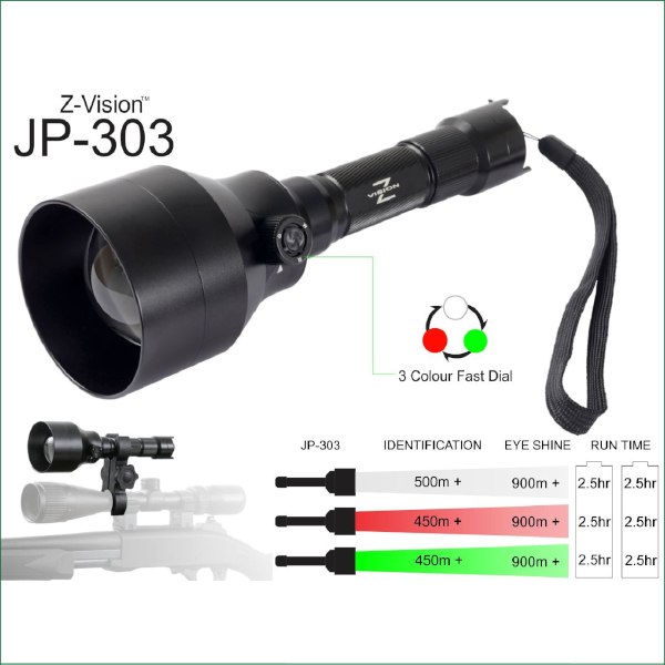 JP-303 Z-VISION 3 IN 1 TORCH