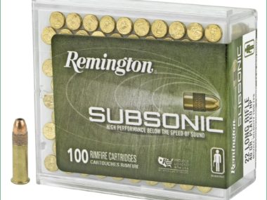 S22HP1A REMINGTON 22LR SUBSONIC 40GR HP
