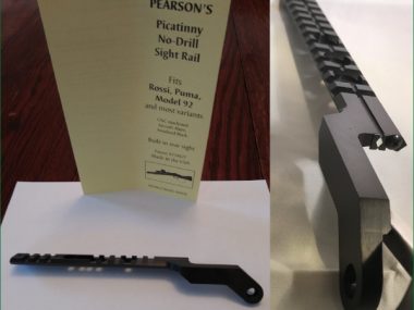 PEARSONS M92 RAIL MOUNT with ADJ SIGHT