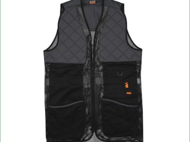 SPIKA SHOOTING VEST CHARCOAL - SMALL