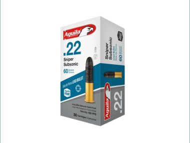AGUILA 22LR SNIPER SUBSONIC 60GR LEAD SP