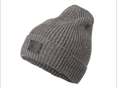 SAKO18067 SAKO HAT KNITTED GREY