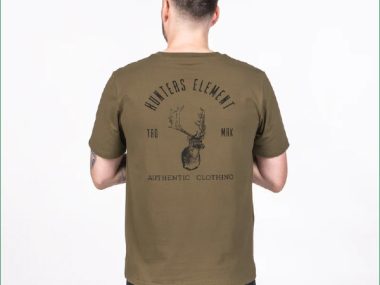 HUNTERS ELEMENT CROAKER TEE KHAKI M
