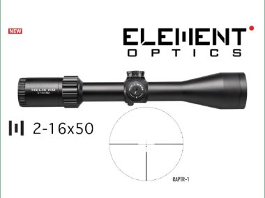 ELEMENT OPTICS HELIX HD 2-16X50 MRAD