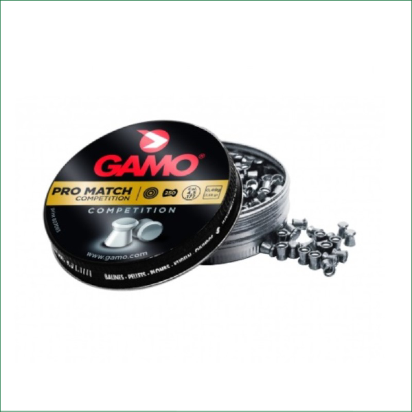 GAMO PRO-MATCH .22 FLAT PELLETS 250PK