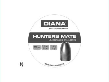 DIHM2225 DIANA HUNTERS MATE SLUGS 22CAL