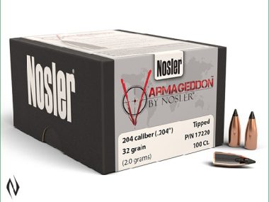 NOSLER 20 32GR TIP VARMAGEDDON 250 pack